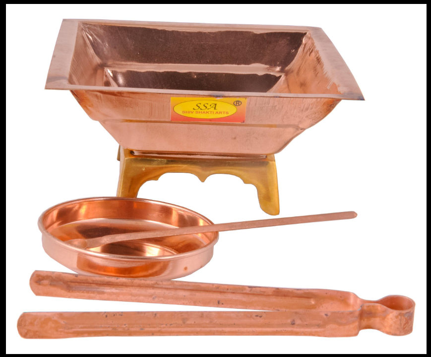Brass puja thali - Image 4